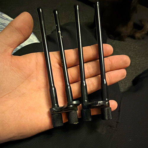 Black fishing bite alarm snag - alarm,