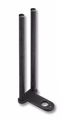 Black snag bar fits rod - black, pod